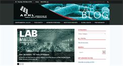 Desktop Screenshot of aphlblog.org